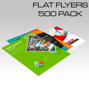 Flat Flyers - 500 Pack